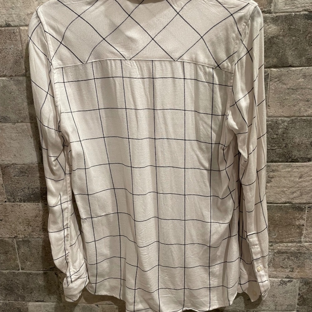 ❤️ GAP RELAXED FIT PLAID BUTTON DOWN SHIRT X-SMALL - Picture 2 of 6